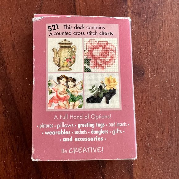 Victorian Counted Cross Stitch Design Charts Playing Card Incomplete Set - Picture 2 of 4